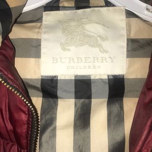 Burberry winter coat